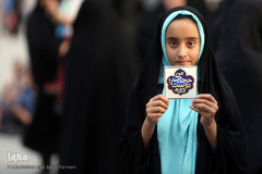 مراسم روز عفاف و حجاب در میدان امام حسین (ع)