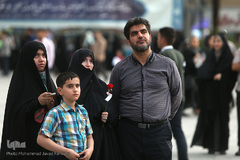 مراسم روز عفاف و حجاب در میدان امام حسین (ع)