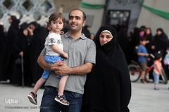 مراسم روز عفاف و حجاب در میدان امام حسین (ع)