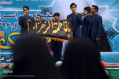 مراسم روز عفاف و حجاب در میدان امام حسین (ع)