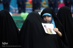 مراسم روز عفاف و حجاب در میدان امام حسین (ع)