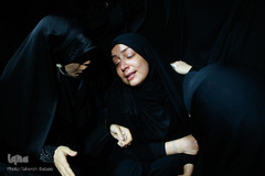 وداع با پیکر شهید مدافع حرم «بهرام مهرداد» در معراج شهدای تهران
