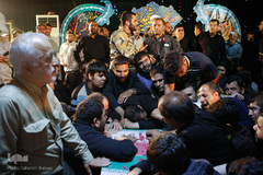 وداع با پیکر شهید مدافع حرم «بهرام مهرداد» در معراج شهدای تهران
