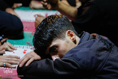 وداع با پیکر شهید مدافع حرم «بهرام مهرداد» در معراج شهدای تهران
