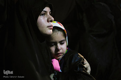 وداع با پیکر شهید مدافع حرم «بهرام مهرداد» در معراج شهدای تهران
