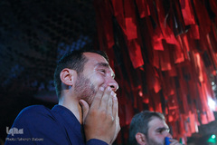 وداع با پیکر شهید مدافع حرم «بهرام مهرداد» در معراج شهدای تهران
