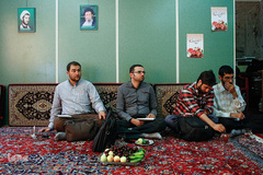 دیدار جامعه قرآنی با خانواده شهید حمید سیاح نظری
