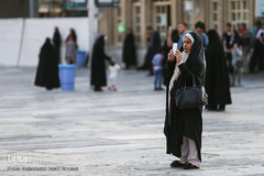 به اهتزاز درآمدن پرچم امامزادگان طاهر و حمزه علیهما السلام 
