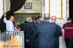 به اهتزاز درآمدن پرچم امامزادگان طاهر و حمزه علیهما السلام 