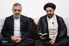 دیدار نمایندگان جامعه قرآنی با خانواده شهید محمدرضا قوام
