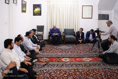 دیدار نمایندگان جامعه قرآنی با خانواده شهید محمدرضا قوام
