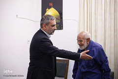 دیدار نمایندگان جامعه قرآنی با خانواده شهید محمدرضا قوام
