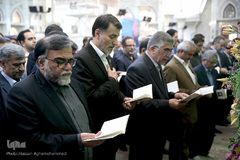  مراسم تجدید میثاق اعضای جهادگران دانشگاهی با آرمان‌های امام خمینی(ره)