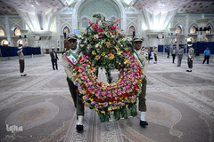  مراسم تجدید میثاق اعضای جهادگران دانشگاهی با آرمان‌های امام خمینی(ره)