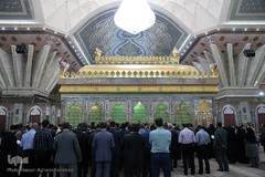  مراسم تجدید میثاق اعضای جهادگران دانشگاهی با آرمان‌های امام خمینی(ره)