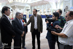  مراسم تجدید میثاق اعضای جهادگران دانشگاهی با آرمان‌های امام خمینی(ره)