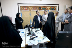 بازدید دکتر علی منتظری، ريیس اسبق جهاد دانشگاهی از ایکنا