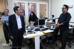 بازدید دکتر علی منتظری، ريیس اسبق جهاد دانشگاهی از ایکنا