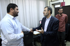 بازدید دکتر علی منتظری، ريیس اسبق جهاد دانشگاهی از ایکنا