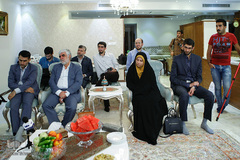 دیدار نمایندگان جامعه قرآنی با خانواده شهید «شهید احمد انصاری»
