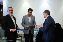 دیدار نمایندگان جامعه قرآنی با خانواده شهید «شهید احمد انصاری»
