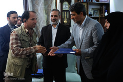 دیدار نمایندگان جامعه قرآنی با خانواده شهید «شهید احمد انصاری»
