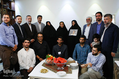 دیدار نمایندگان جامعه قرآنی با خانواده شهید «شهید احمد انصاری»
