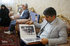 دیدار با خانواده شهید هاشم لطفی
