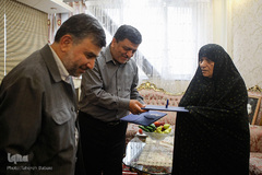 دیدار با خانواده شهید هاشم لطفی
