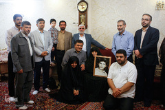 دیدار با خانواده شهید هاشم لطفی
