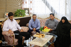 دیدار با خانواده شهید هاشم لطفی
