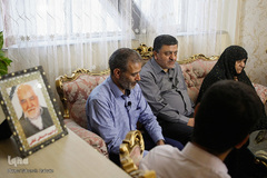 دیدار با خانواده شهید هاشم لطفی
