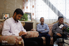 دیدار با خانواده شهید هاشم لطفی

