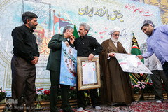 بزرگداشت شهید مدافع حرم محسن حججی درتهران