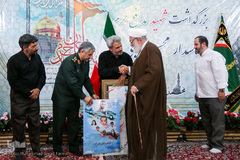 بزرگداشت شهید مدافع حرم محسن حججی درتهران