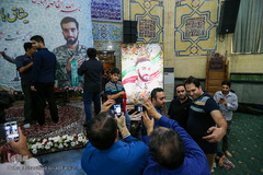 بزرگداشت شهید مدافع حرم محسن حججی درتهران