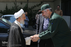 حجت‌الاسلام و‌المسلمین کاظم صدیقی؛ امام جمعه موقت تهران و سردار سرتیپ علی فضلی، جانشین رییس سازمان بسیج مستضعفین