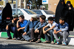 تشییع پیکر دو شهید گمنام در روز شهادت امام جواد (ع)