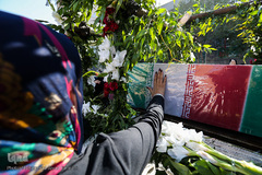 تشییع پیکر دو شهید گمنام در روز شهادت امام جواد (ع)