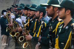 تشییع پیکر دو شهید گمنام در روز شهادت امام جواد (ع)