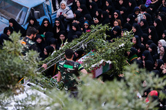 تشییع پیکر دو شهید گمنام در روز شهادت امام جواد (ع)