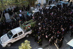 تشییع پیکر دو شهید گمنام در روز شهادت امام جواد (ع)