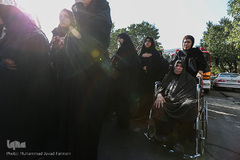 تشییع پیکر دو شهید گمنام در روز شهادت امام جواد (ع)