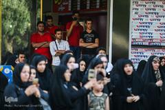 تشییع پیکر دو شهید گمنام در روز شهادت امام جواد (ع)