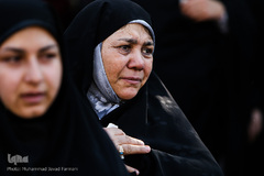 تشییع پیکر دو شهید گمنام در روز شهادت امام جواد (ع)