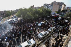 تشییع پیکر دو شهید گمنام در روز شهادت امام جواد (ع)