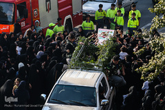 تشییع پیکر دو شهید گمنام در روز شهادت امام جواد (ع)