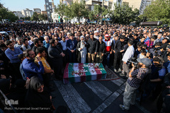 تشییع پیکر دو شهید گمنام در روز شهادت امام جواد (ع)