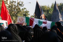 تشییع پیکر دو شهید گمنام در روز شهادت امام جواد (ع)