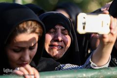 تشییع پیکر دو شهید گمنام در روز شهادت امام جواد (ع)